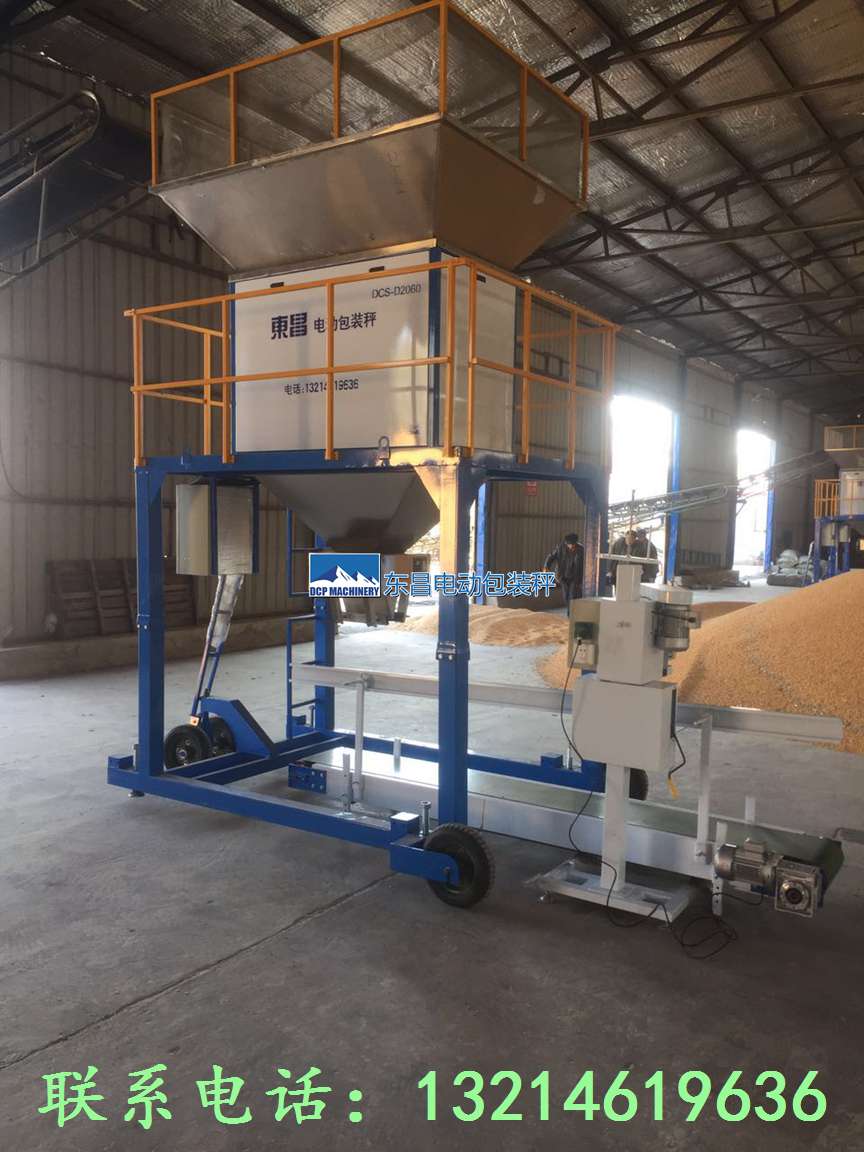黑龍江耐高寒不銹鋼電動(dòng)定量包裝秤-玉米雜糧顆粒裝車(chē)