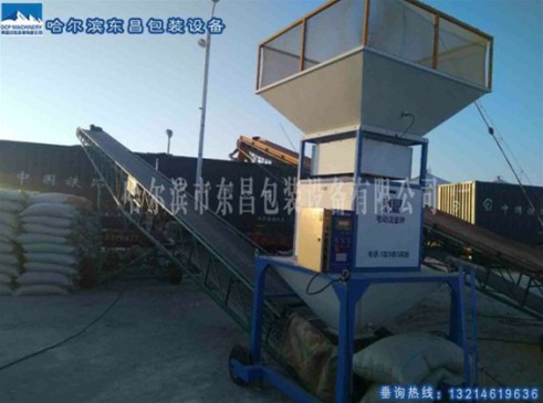 電動(dòng)斗式散糧秤倒囤裝車(chē)